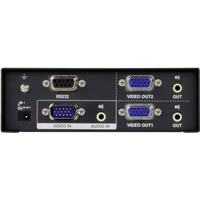 ATEN VS0102-AT-G 2 Port VGA-Splitter 1920 x 1440 Pixel Schwarz ATEN VS0102-AT-G 2 Port VGA-Splitter 1920 x 1440 Pixel Schwarz