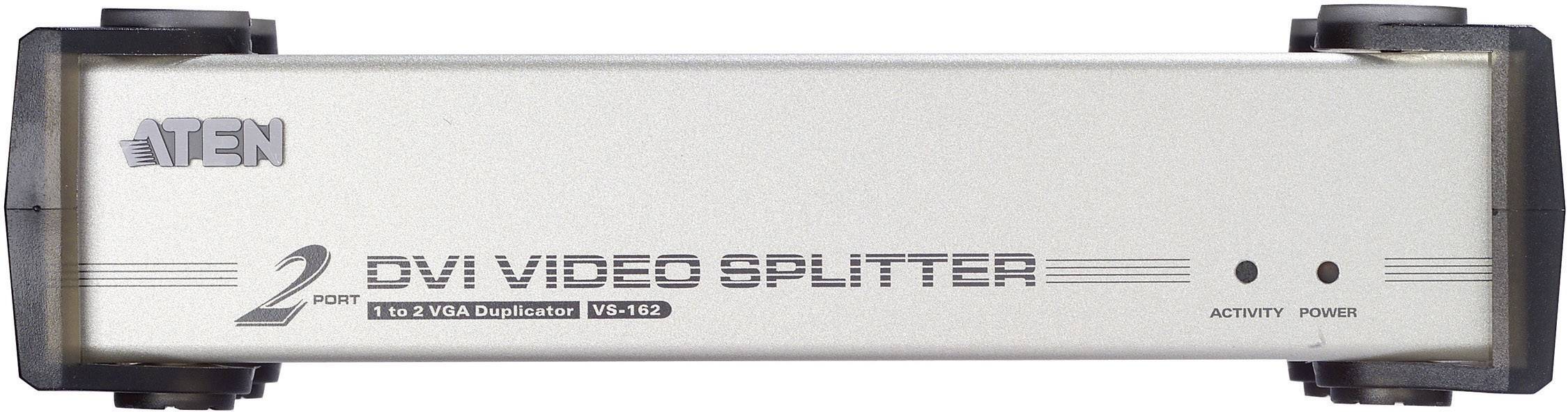 ATEN VS162-AT-G 2 Port DVI-Splitter 1920 x 1200 Pixel Silber