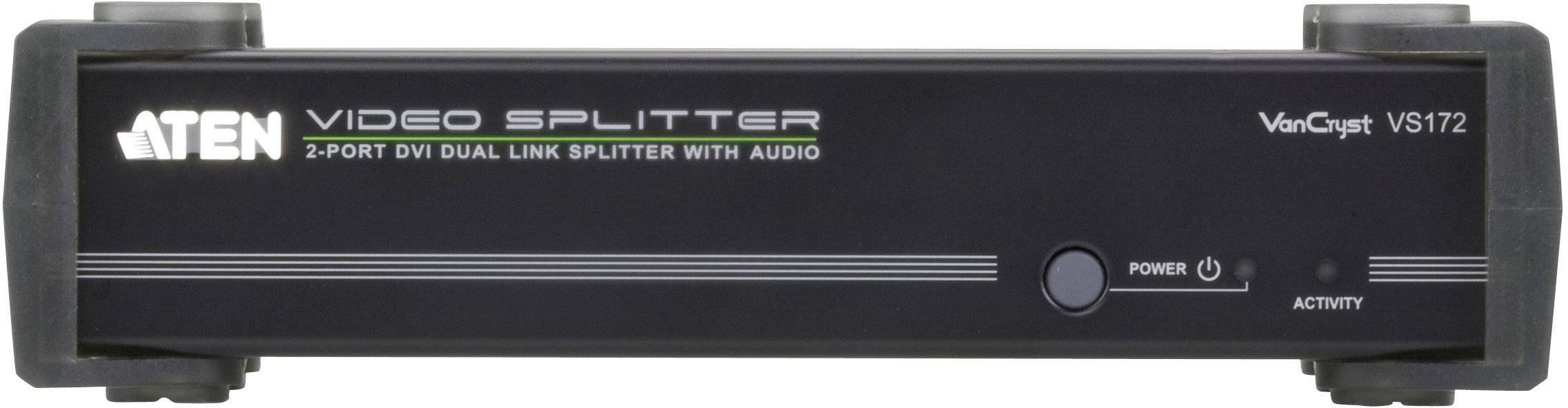 ATEN VS172-AT-G 2 Port DVI-Splitter 2560 x 1600 Pixel Schwarz