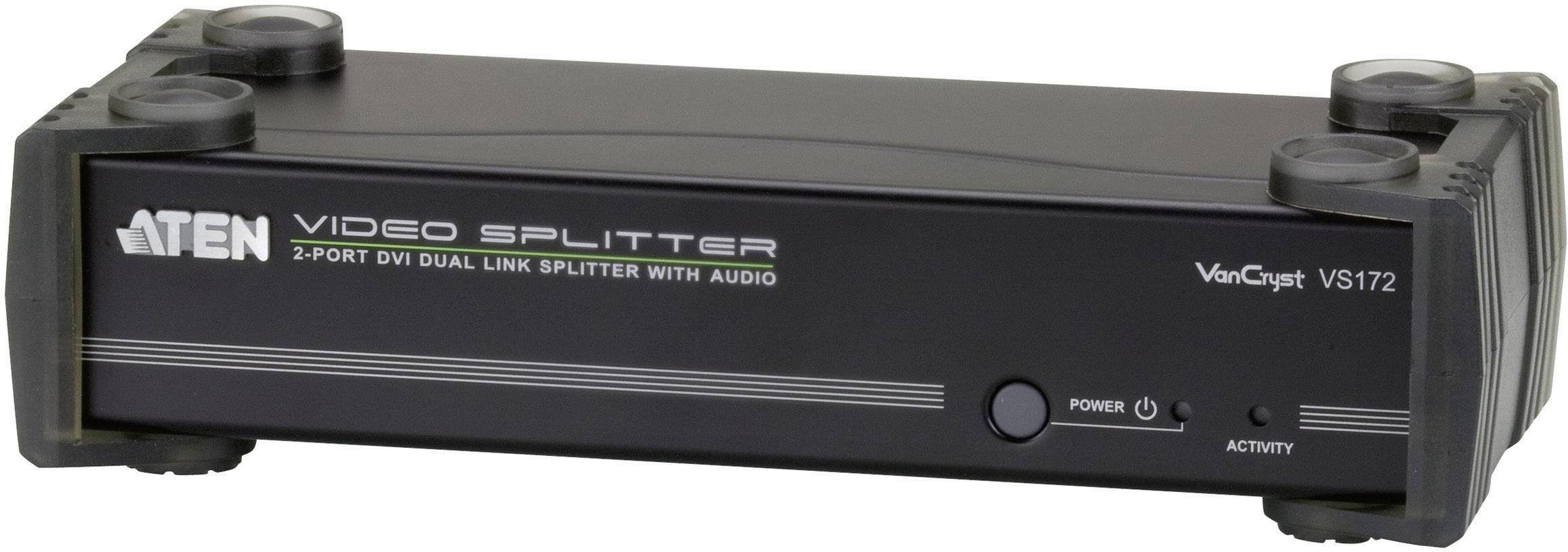 ATEN VS172-AT-G 2 Port DVI-Splitter 2560 x 1600 Pixel Schwarz