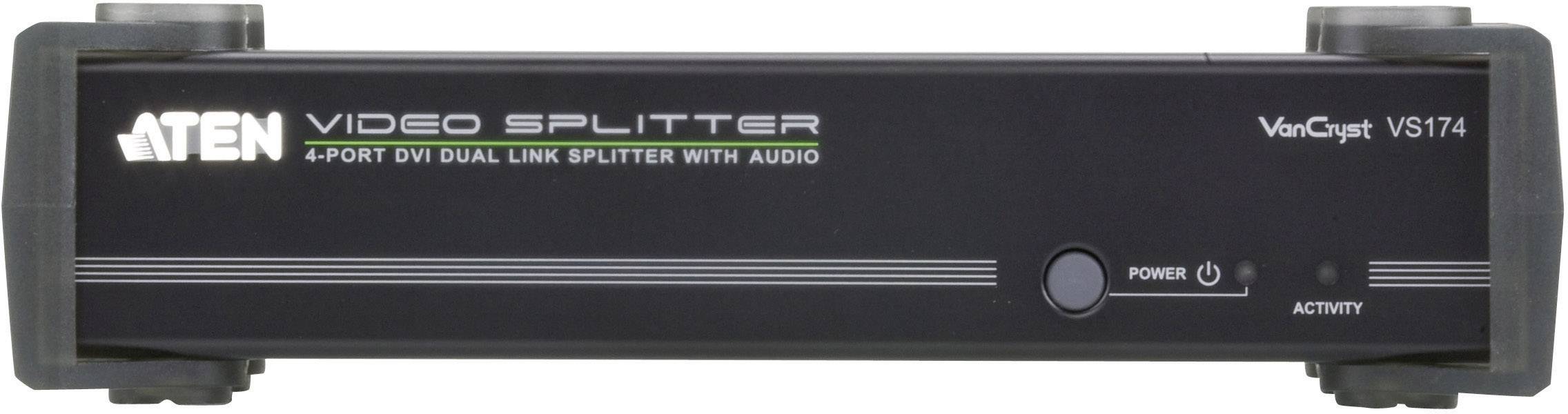 ATEN VS174 DVI Dual Link Video-/Audiosplitter, 4fach