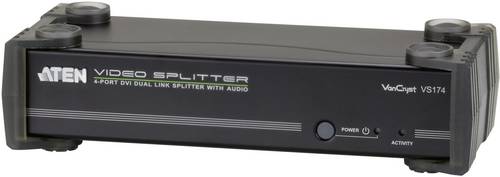 ATEN VS174-AT-G 4 Port DVI-Splitter 2560 x 1600 Pixel Schwarz