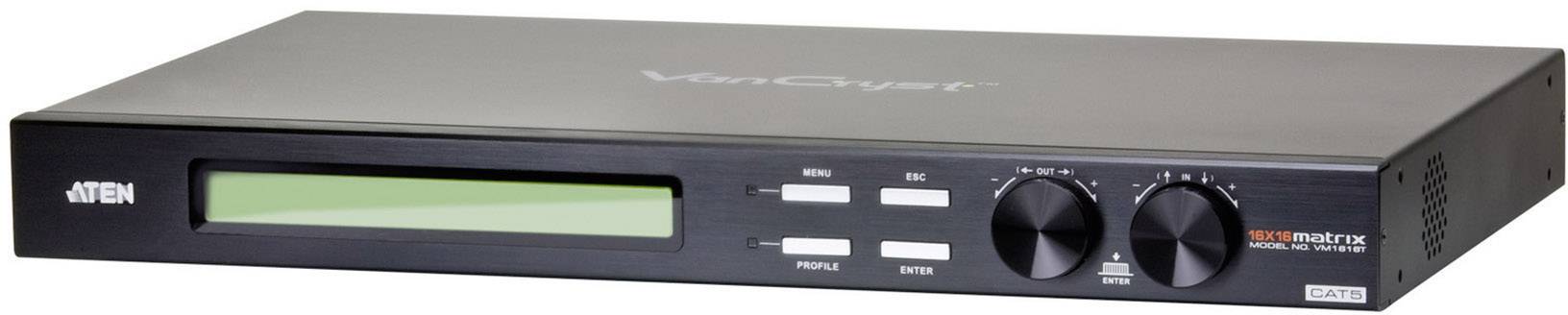 ATEN VM1616T-AT-G 16 Port VGA-Matrix-Switch 1920 x 1200 Pixel