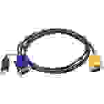 ATEN KVM Anschlusskabel [1x VGA-Stecker, USB 1.1 Stecker A - 1x SPHD-18-Stecker] 6.00m Schwarz