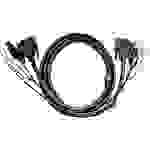 ATEN KVM Anschlusskabel [2x Klinkenstecker 3.5 mm, DVI-Stecker 18+1pol., USB 2.0 Stecker A - 2x Klinkenstecker 3.5 mm