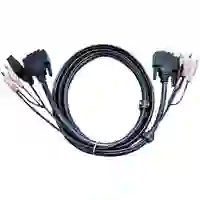 ATEN KVM Anschlusskabel [2x Klinkenstecker 3.5 mm, DVI-Stecker 18+1pol., USB 2.0 Stecker A - 2x Klinkenstecker 3.5 mm ATEN KVM Anschlusskabel [2x Klinkenstecker 3.5 mm, DVI-Stecker 18+1pol., USB 2.0 Stecker A - 2x Klinkenstecker 3.5 mm