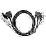 ATEN KVM Anschlusskabel [2x Klinkenstecker 3.5 mm, DVI-Stecker 18+1pol., USB 2.0 Stecker A - 2x Klinkenstecker 3.5 mm