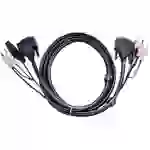 ATEN KVM Anschlusskabel [2x Klinkenstecker 3.5 mm, DVI-Stecker 24+1pol., USB 2.0 Stecker A - 2x Klinkenstecker 3.5 mm ATEN KVM Anschlusskabel [2x Klinkenstecker 3.5 mm, DVI-Stecker 24+1pol., USB 2.0 Stecker A - 2x Klinkenstecker 3.5 mm