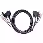 ATEN KVM Anschlusskabel [2x Klinkenstecker 3.5 mm, DVI-Stecker 24+1pol., USB 2.0 Stecker A - 2x Klinkenstecker 3.5 mm ATEN KVM Anschlusskabel [2x Klinkenstecker 3.5 mm, DVI-Stecker 24+1pol., USB 2.0 Stecker A - 2x Klinkenstecker 3.5 mm