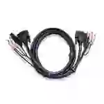ATEN KVM Anschlusskabel [1x DVI-Stecker 18+5pol., USB 2.0 Stecker A, Klinkenstecker 3.5 mm, Klinkenstecker 3.5mm - 1x DVI-Stecker ATEN KVM Anschlusskabel [1x DVI-Stecker 18+5pol., USB 2.0 Stecker A, Klinkenstecker 3.5 mm, Klinkenstecker 3.5mm - 1x DVI-Stecker