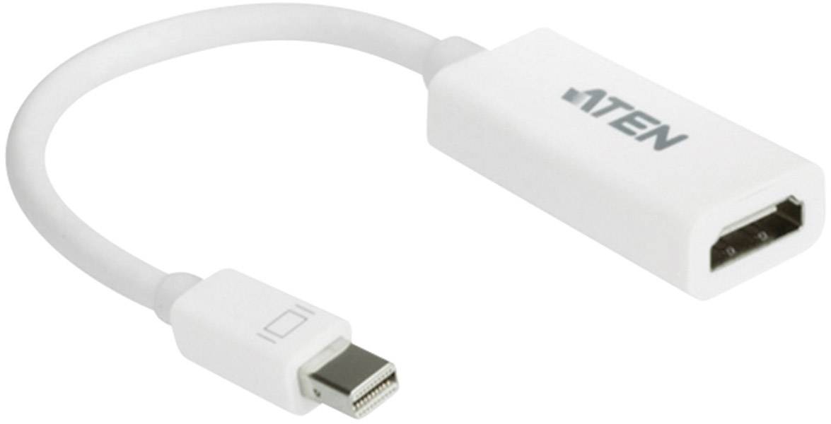 ATEN VC980-AT DisplayPort / HDMI Adapter [1x Mini-DisplayPort Stecker - 1x HDMI-Buchse] Weiß 20.00 cm