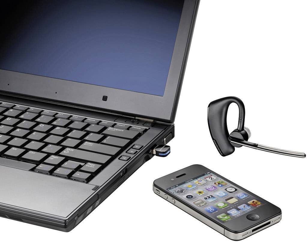 Plantronics UC B235-M Telefon-Headset Bluetooth schnurlos, Mono In Ear Schwarz