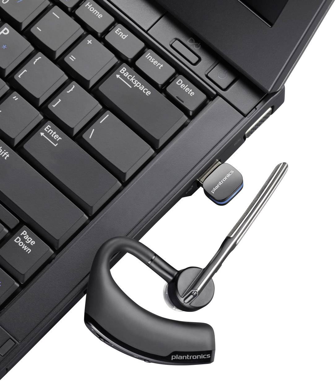 Plantronics UC B235-M Telefon-Headset Bluetooth schnurlos, Mono In Ear Schwarz