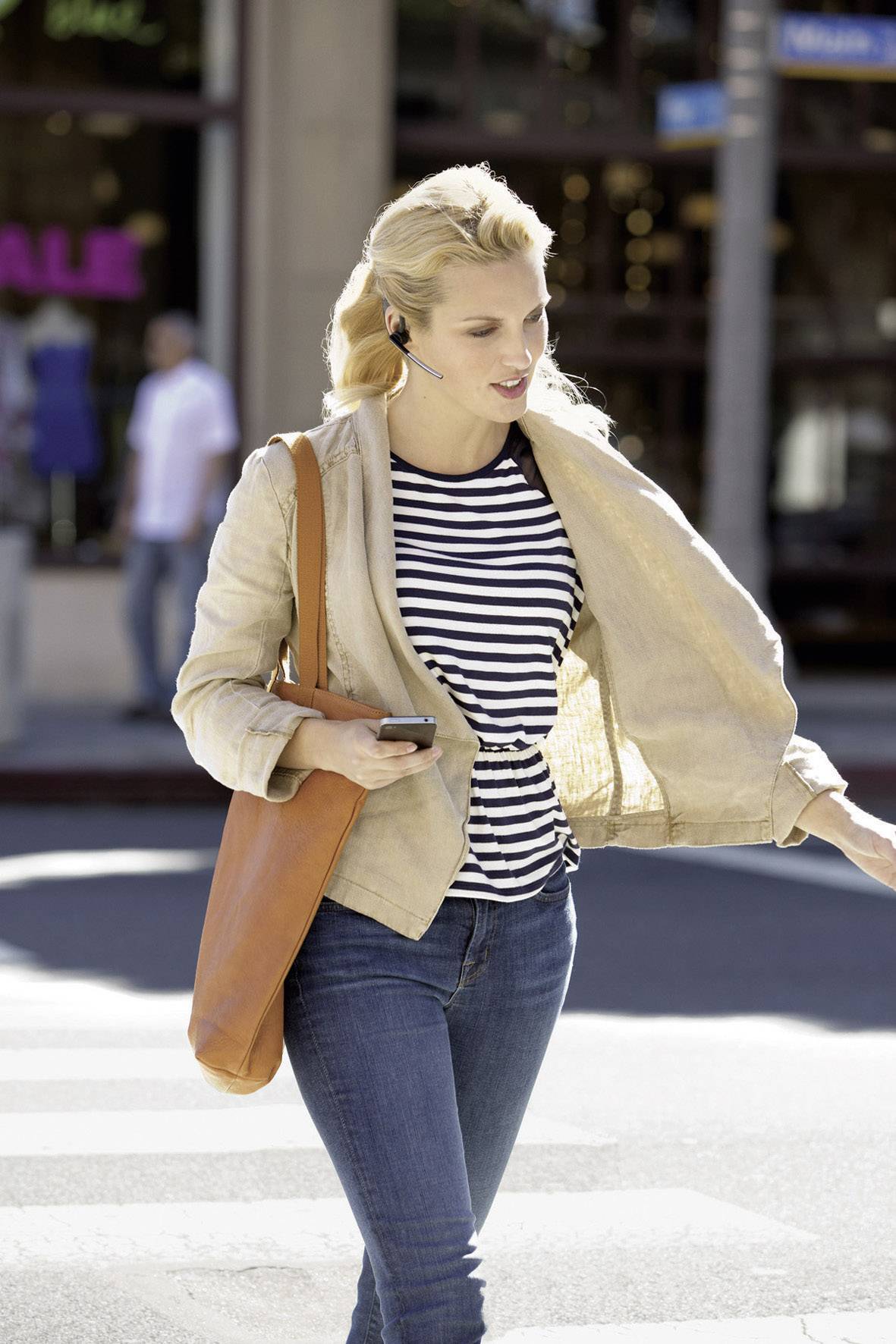 Plantronics UC B235-M Telefon-Headset Bluetooth schnurlos, Mono In Ear Schwarz