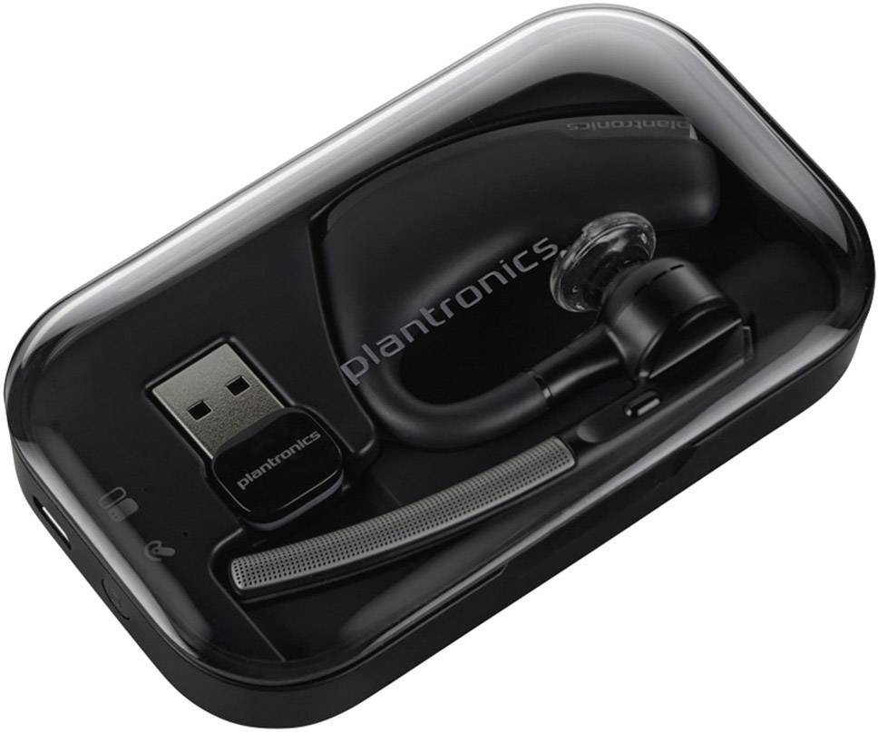 Plantronics UC B235-M Telefon-Headset Bluetooth schnurlos, Mono In Ear Schwarz