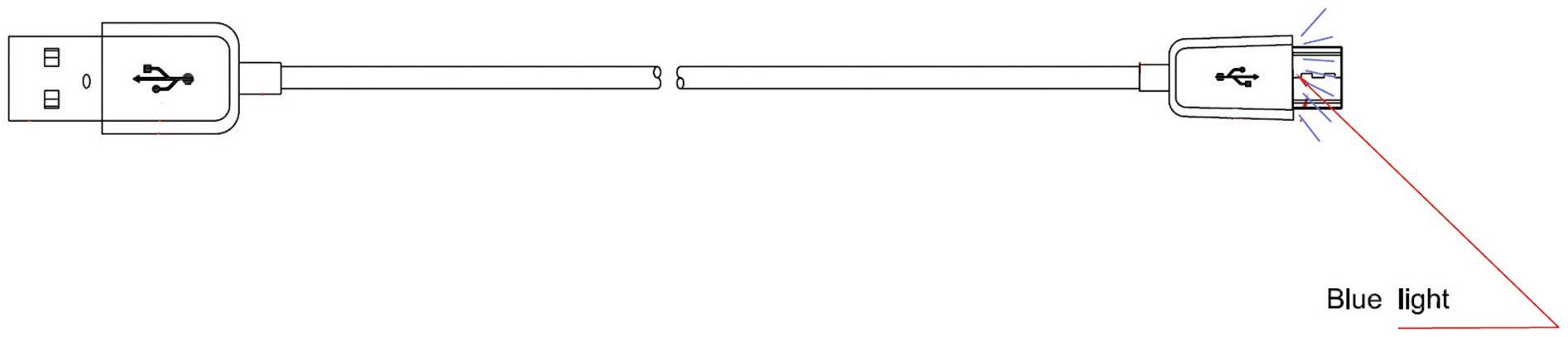 Renkforce USB-Kabel USB 2.0 USB-A Stecker, USB-Micro-B Stecker 1.50m Schwarz SuperSoft-Ummantelung, mit LED RF-4080798