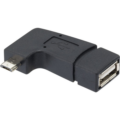 Renkforce USB 2.0 Adapter [1x USB 2.0 Stecker Micro-B - 1x USB 2.0 Buchse A] mit OTG-Funktion
