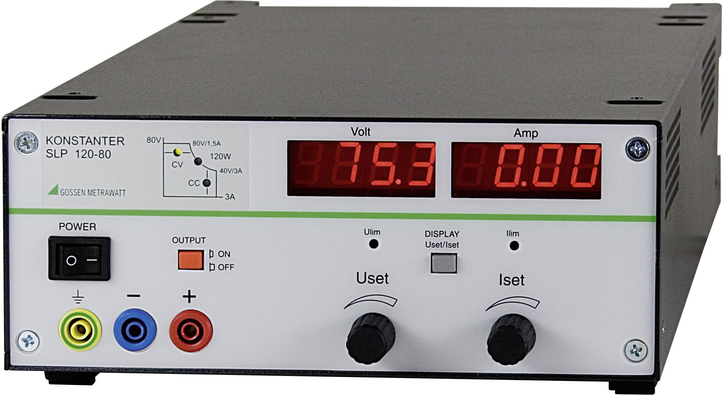Gossen Metrawatt SLP 120-80 Labornetzgerät, einstellbar 0 - 80 V/DC 0 - 3 A 120 W Anzahl Ausgänge 1