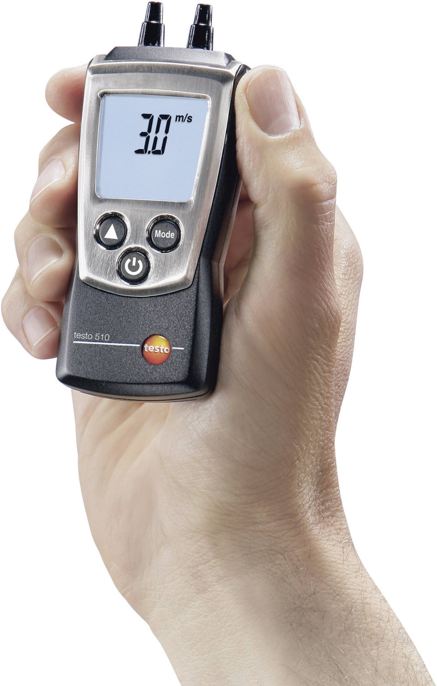 Testo 510 Druck-Messgerät Luftdruck 0 - 100hPa Magnetische Rückseite