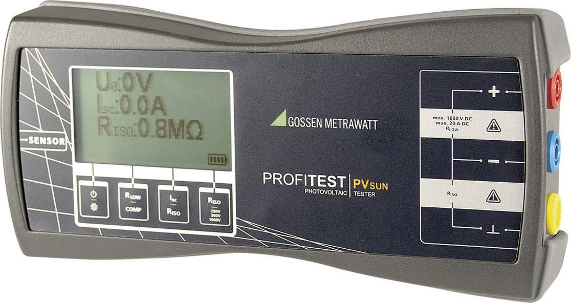 Gossen Metrawatt Profitest PV Sun Photovoltaik-Multimeter digital CAT I