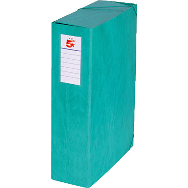 5 Star™ Dokumentenbox Karton, grün, 90mm