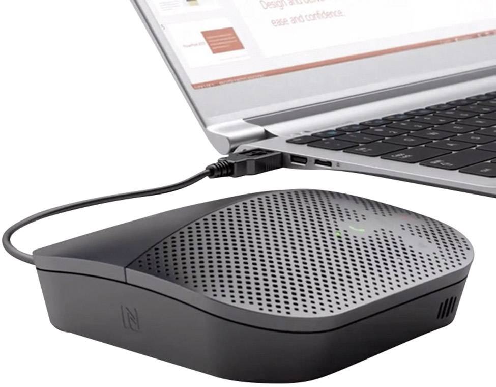 Logitech Mobile Speakerphone P710e Konferenzlautsprecher USB, Bluetooth® Schwarz