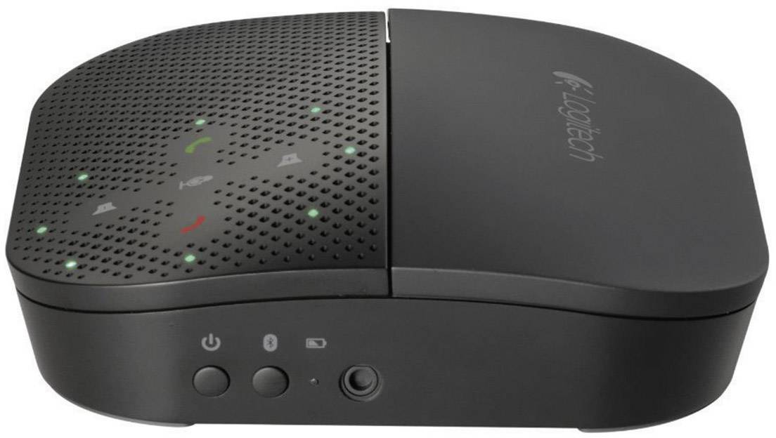 Logitech Mobile Speakerphone P710e Konferenzlautsprecher USB, Bluetooth® Schwarz