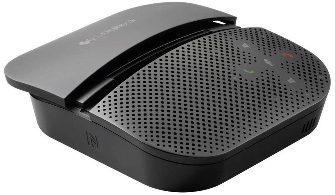 Logitech Mobile Speakerphone P710e Konferenzlautsprecher USB, Bluetooth® Schwarz
