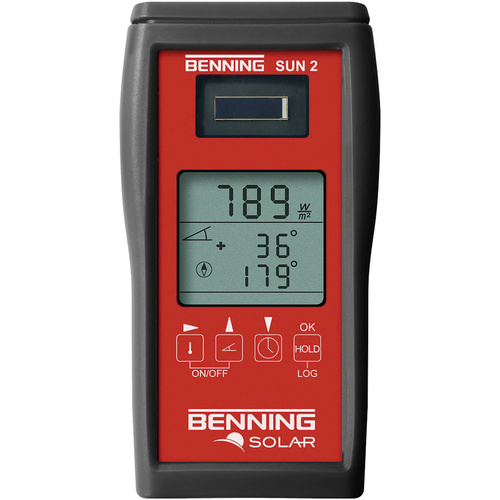 Benning SUN 2 PV multimeter Calibrated to (ISO standards)