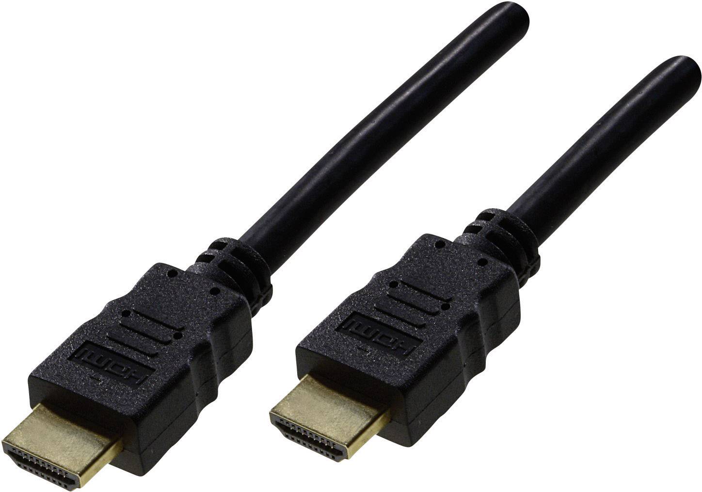 Schwaiger HDMI Anschlusskabel HDMI-A Stecker, HDMI-A Stecker 0.70 m Schwarz HDM0070043 4K UHD, verg