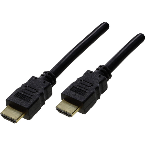 Schwaiger HDMI Anschlusskabel HDMI-A Stecker, HDMI-A Stecker 0.70m Schwarz HDM0070043 vergoldete Steckkontakte, Ultra HD (4k)
