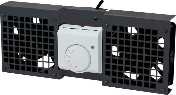 LogiLink FAW102B 19 Zoll 2 x Netzwerkschrank-Lüfter Schwarz