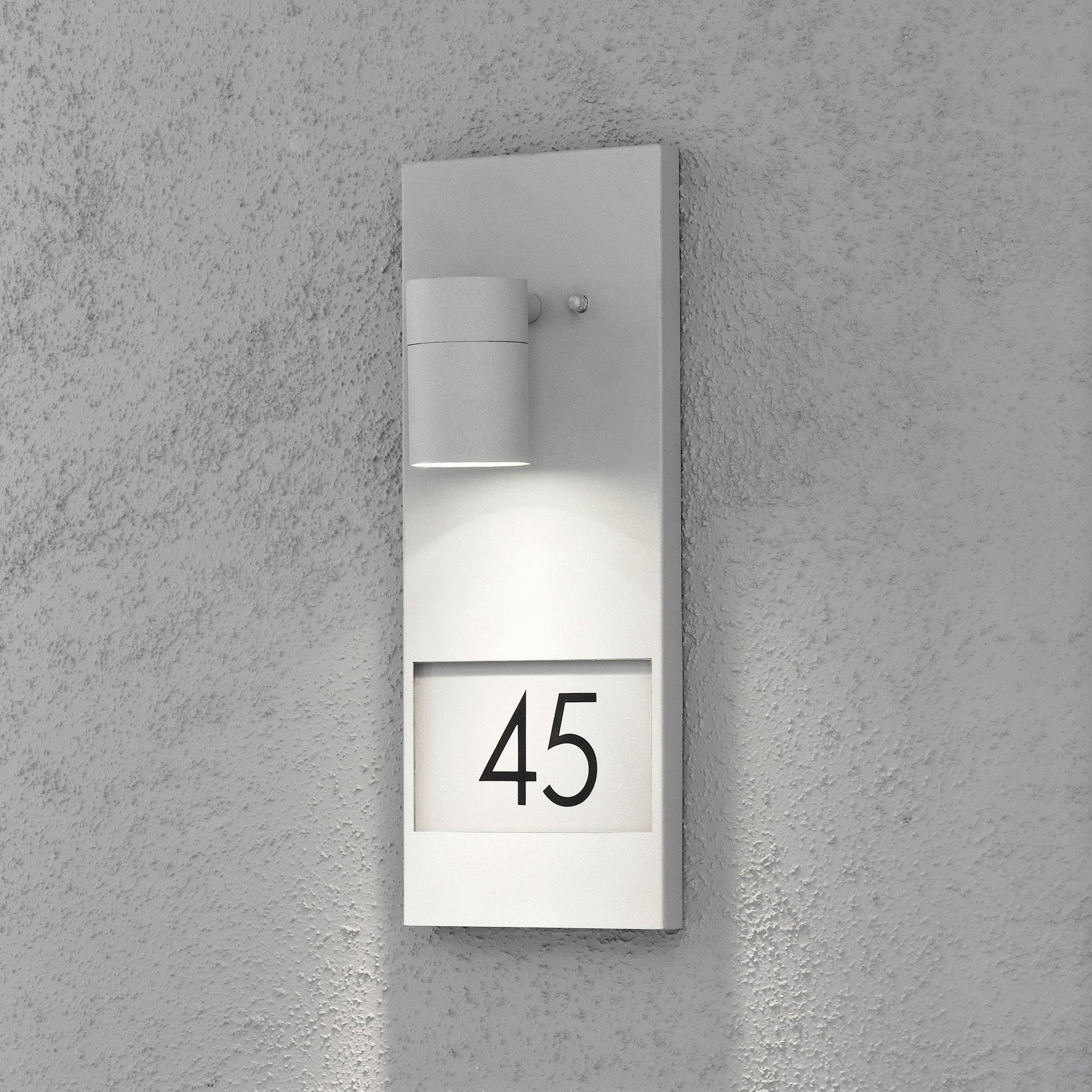 Konstsmide Modena 7655-300 Hausnummernleuchte Halogen GU10 35W Grau