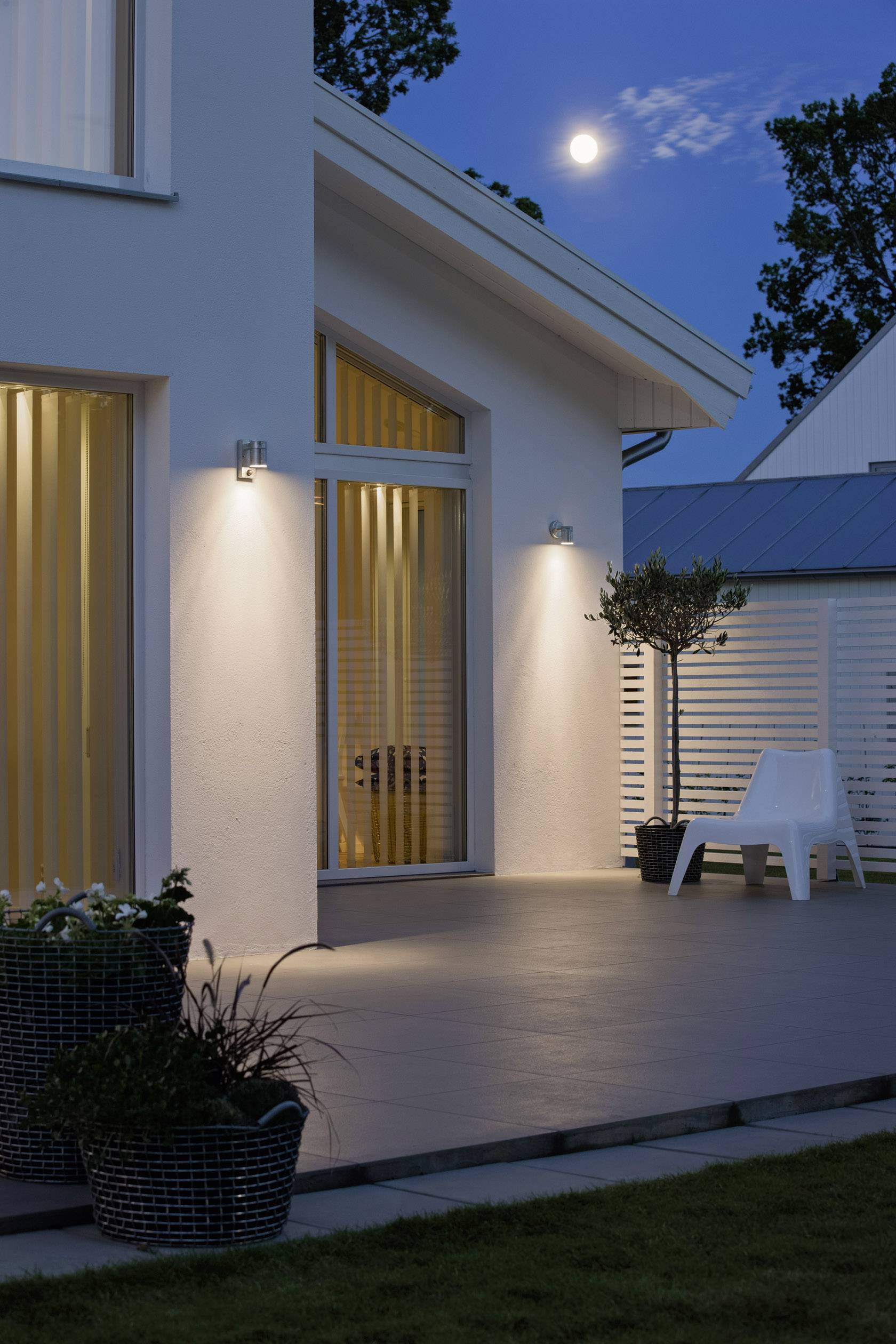 Konstsmide Modena 7541-320 Außenwandleuchte Halogen GU10 35W Verzinkt