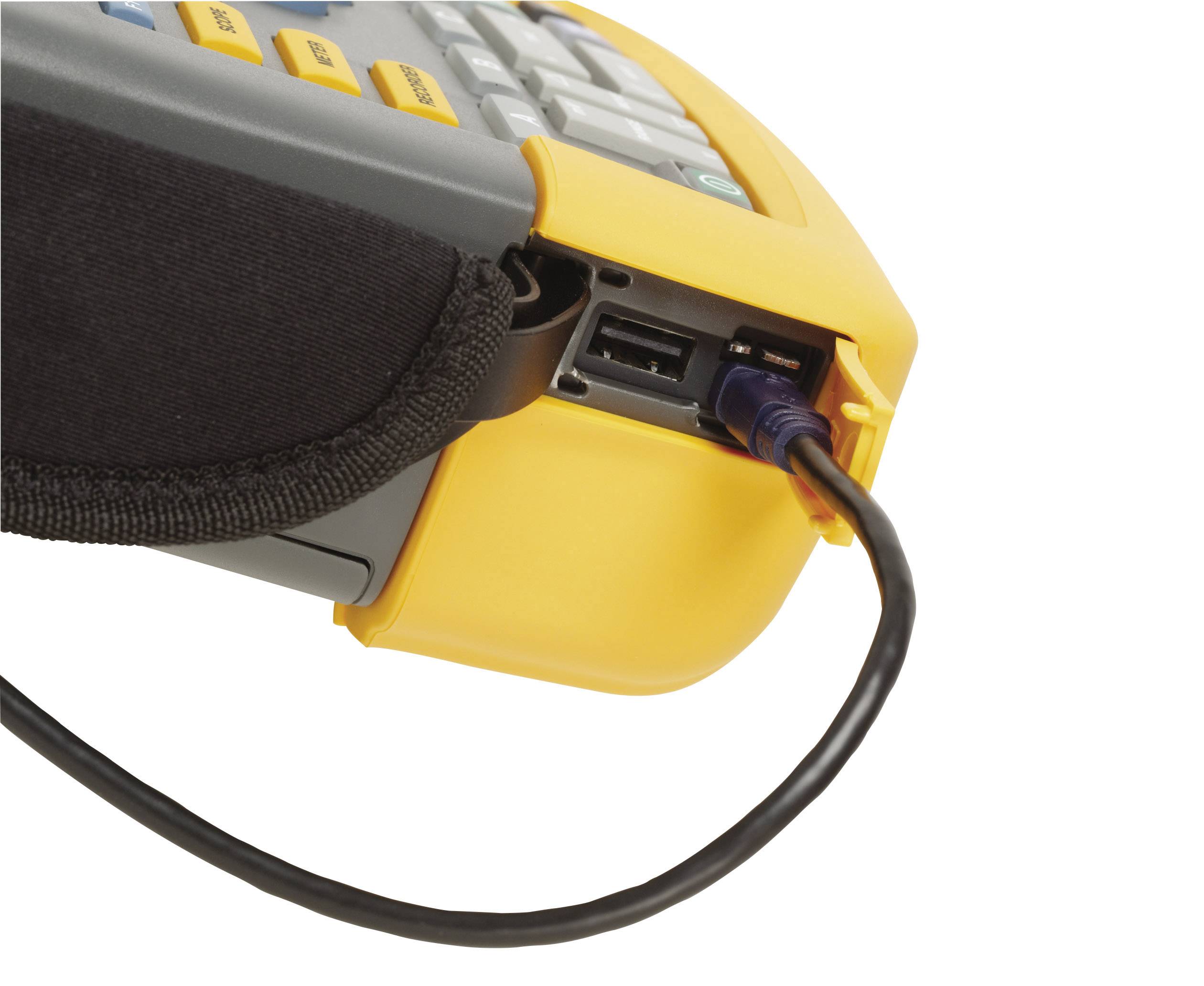 Fluke 190-202 Hand-Oszilloskop 200 MHz 2-Kanal 2.5 GSa/s 10 kpts 8 Bit Digital-Speicher (DSO), Komponententest, Multimeter-Funktionen 1 St.