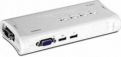 TRENDnet TK-407K KVM Switch 4-Port USB Kit