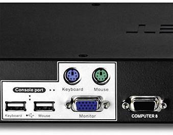 TrendNet TK-803R 8 Port KVM-Umschalter VGA USB, PS/2 2048 x 1536 Pixel