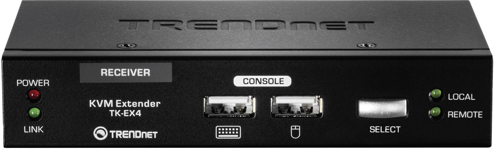 TrendNet TK-EX4 VGA, USB 2.0 Extender (Verlängerung) über Netzwerkkabel RJ45 100 m