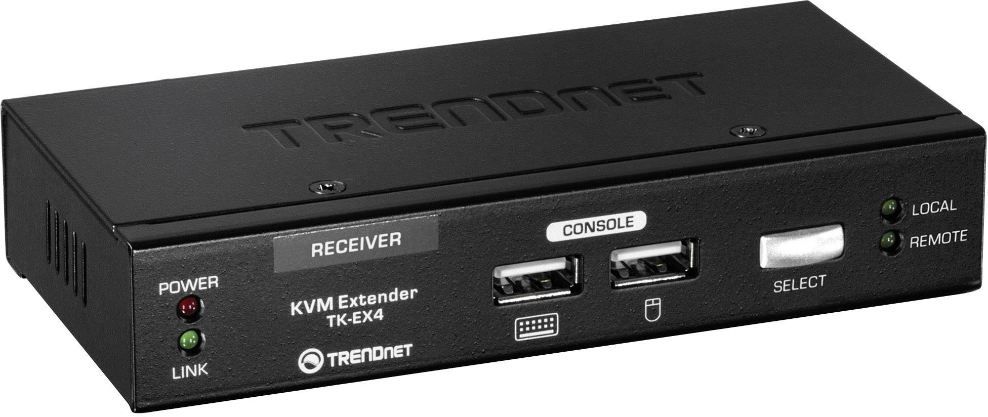 TrendNet TK-EX4 VGA, USB-A (USB 2.0) über Netzwerkkabel RJ45 100 m
