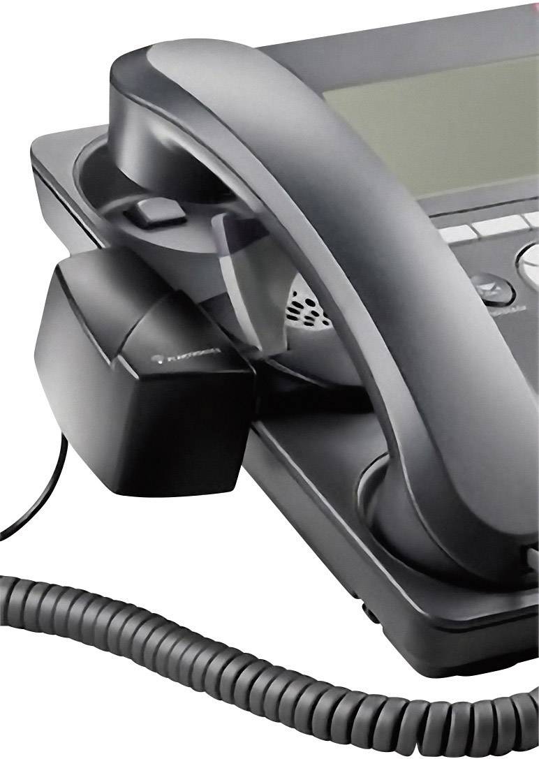 Plantronics CS540 + HL10 In Ear Headset DECT Mono Schwarz, Silber Telefon