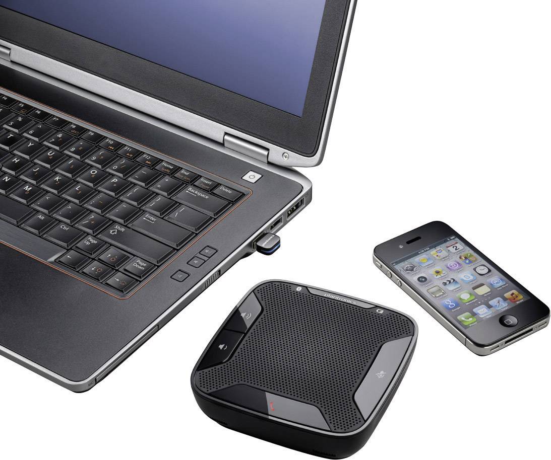 Plantronics Calisto 620 Konferenzlautsprecher USB, Bluetooth® Schwarz