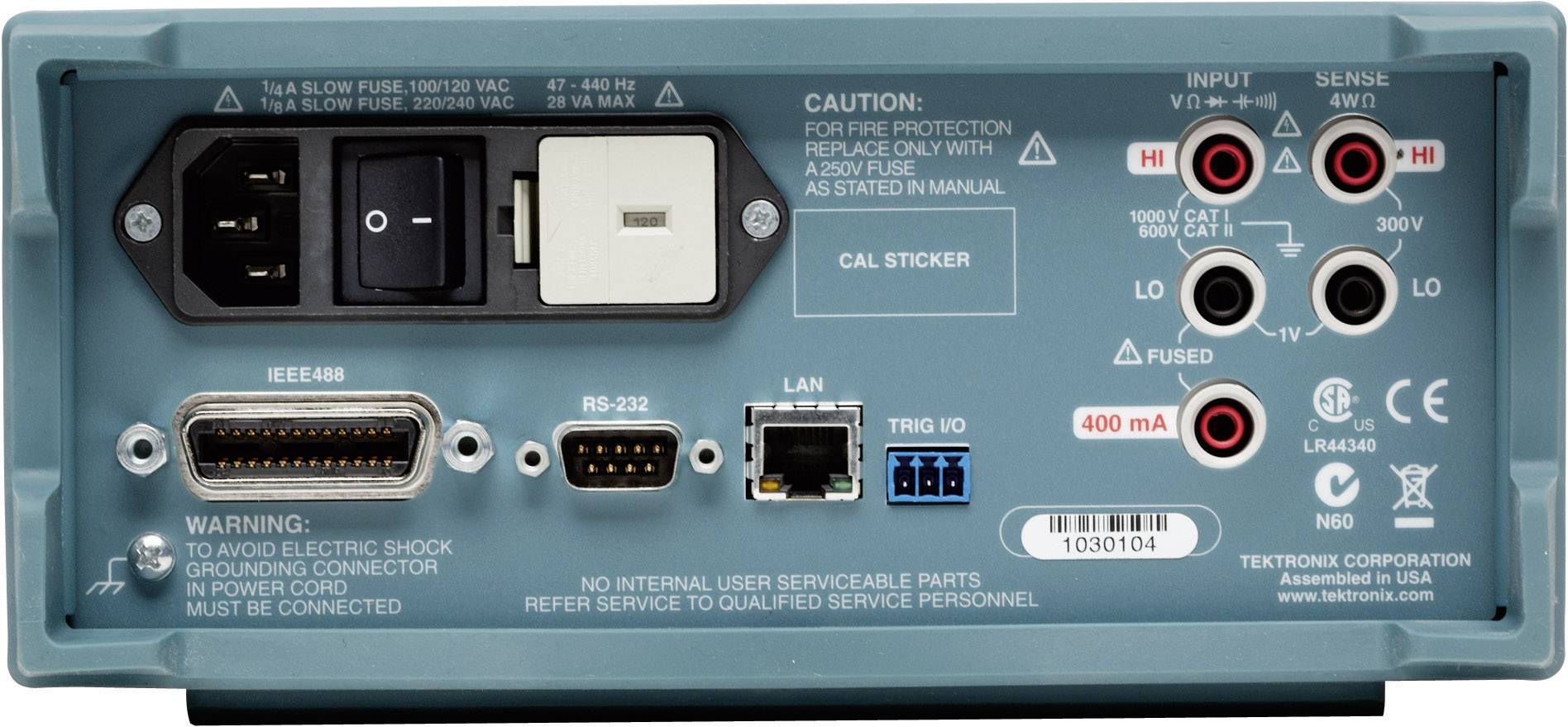 Tektronix DMM4040 Tisch-Multimeter digital CAT II 600V Anzeige (Counts): 200000