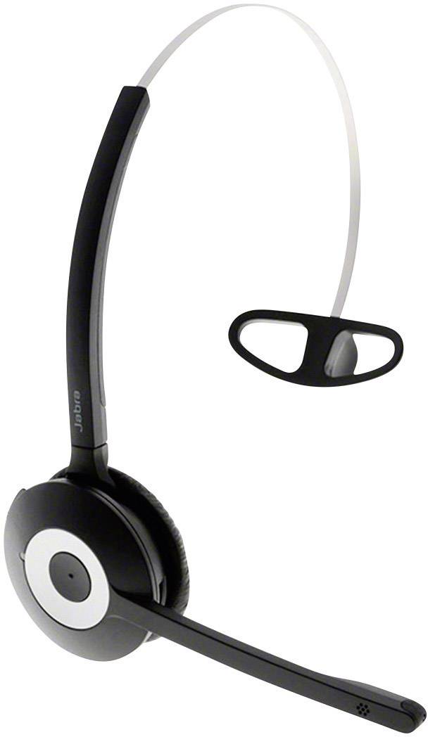Jabra PRO920 On Ear Headset DECT, kabelgebunden Mono Schwarz, Silber Noise Cancelling Mikrofon-Stummschaltung Telefon
