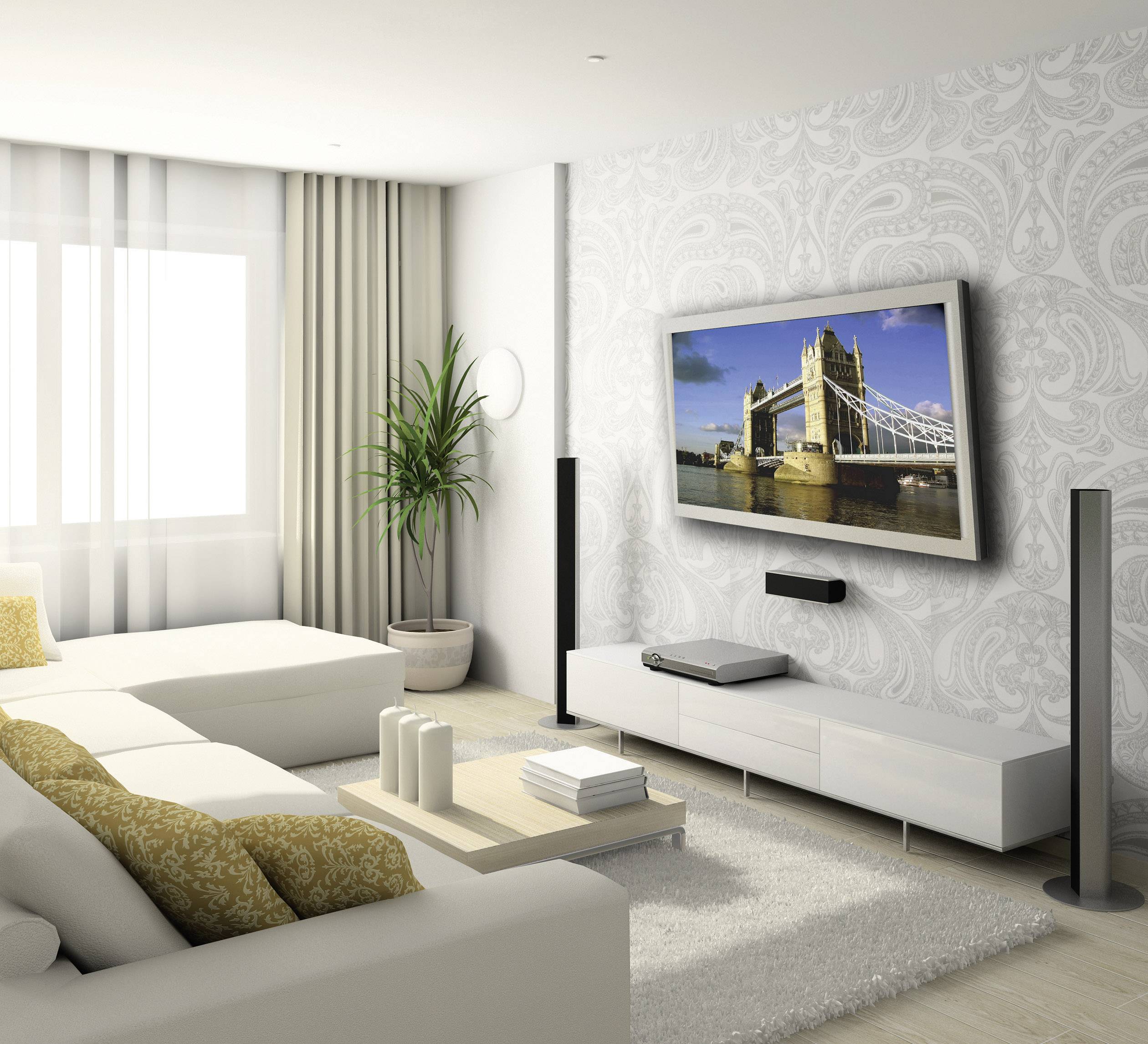 B-Tech BTV521 TV-Wandhalterung 127,0 cm (50") - 160,0 cm (63") Neigbar