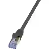 LogiLink CQ3083S RJ45 Netzwerkkabel, Patchkabel CAT 6a S/FTP 7.50m Schwarz Flammwidrig, mit Rastnasenschutz 1St. LogiLink CQ3083S RJ45 Netzwerkkabel, Patchkabel CAT 6a S/FTP 7.50m Schwarz Flammwidrig, mit Rastnasenschutz 1St.