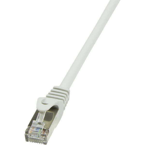 LogiLink CP1022D RJ45 Netzwerkkabel, Patchkabel CAT 5e SF/UTP 0.50m Grau