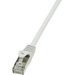 LogiLink CP1102D RJ45 Netzwerkkabel, Patchkabel CAT 5e SF/UTP 15.00m Grau 1St.