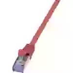 LogiLink CQ3024S RJ45 Netzwerkkabel, Patchkabel CAT 6a S/FTP 0.50m Rot Flammwidrig, mit Rastnasenschutz LogiLink CQ3024S RJ45 Netzwerkkabel, Patchkabel CAT 6a S/FTP 0.50m Rot Flammwidrig, mit Rastnasenschutz