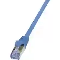 LogiLink CQ3036S RJ45 Netzwerkkabel, Patchkabel CAT 6a S/FTP 1.00m Blau Flammwidrig, mit Rastnasenschutz LogiLink CQ3036S RJ45 Netzwerkkabel, Patchkabel CAT 6a S/FTP 1.00m Blau Flammwidrig, mit Rastnasenschutz