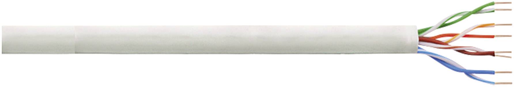 LogiLink CPV0033 Netzwerkkabel CAT 6 U/UTP 4 x 2 x 0.205mm² Grau 100m